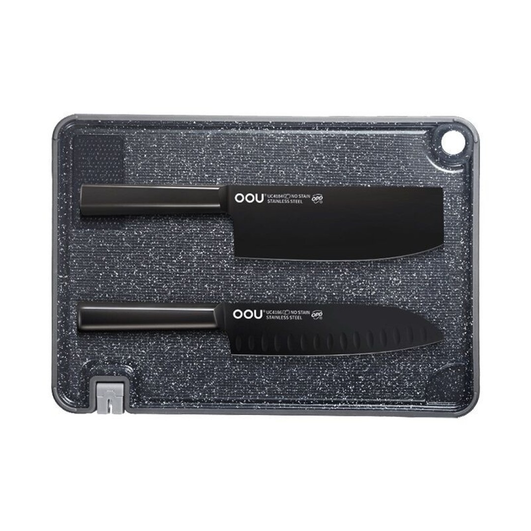 Набор кухонных ножей с разделочной доской Xiaomi OOU Blade Series Antibacterial Knife Cutting Board (UC4213)