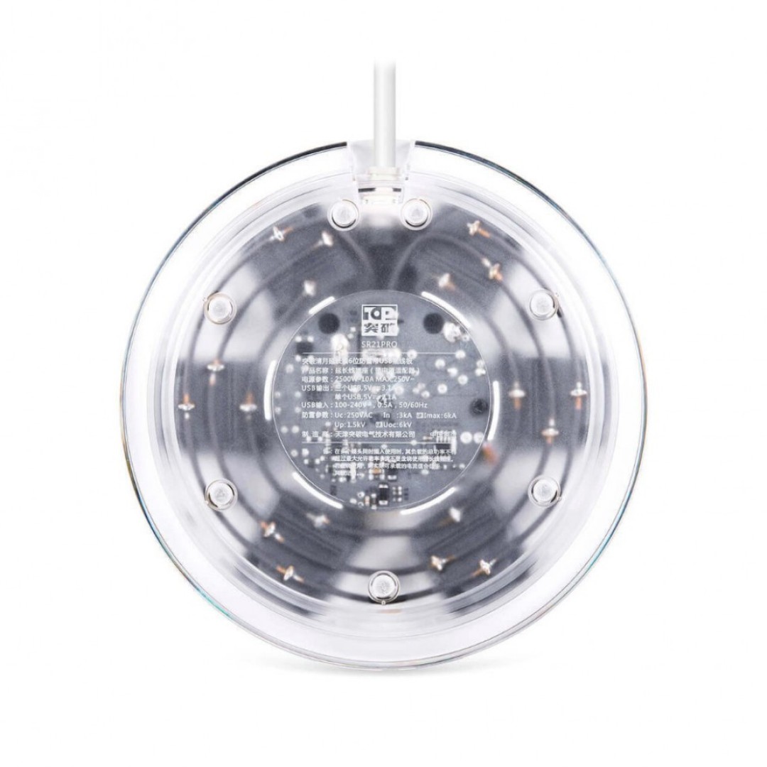 Удлинитель Xiaomi Top Tech Patch Panel SR21Y (6 розеток + 3 USB-порта)