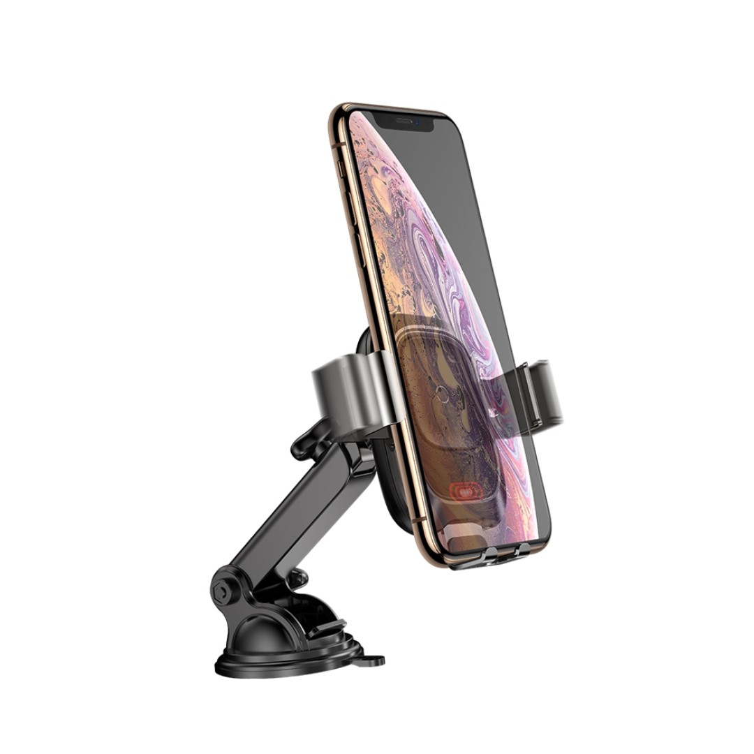 Автомобильный держатель с беспроводной быстрой зарядкой Baseus Smart Vehicle Bracket Wireless Charger (WXZN-B01)
