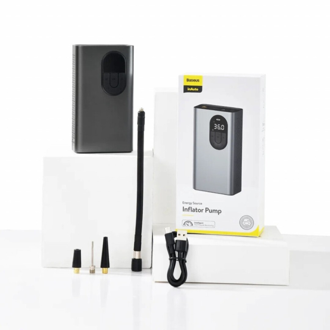 Автомобильный компрессор Baseus Energy Source Inflator Pump (CRCQB02-0A)