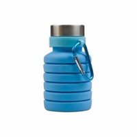 Силиконовая складная бутылка для воды 500 мл Qwerty