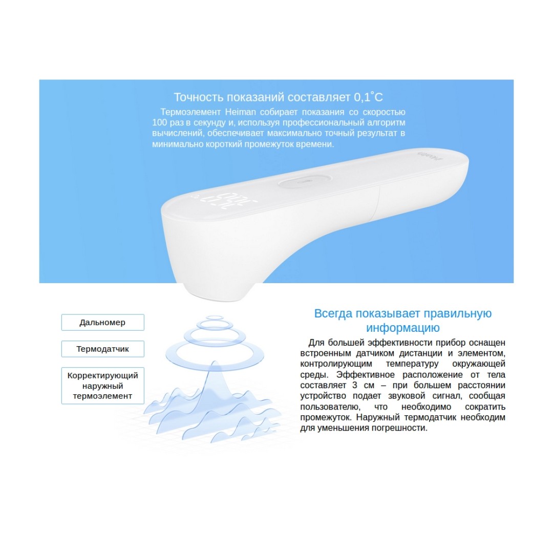 Термометр Xiaomi Mi iHealth PT3 (FDIR-V14)