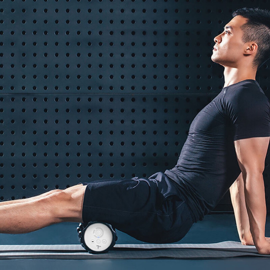 Массажный ролик Xiaomi 7th Electric Massage Yoga Pillar (MYOGA7)