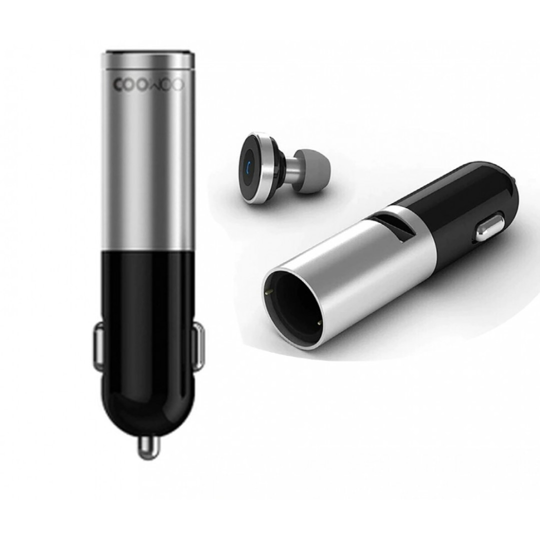 Автомобильное зарядное устройство с Bluetooth-гарнитурой Xiaomi CooWoo Car Bluetooth Headset