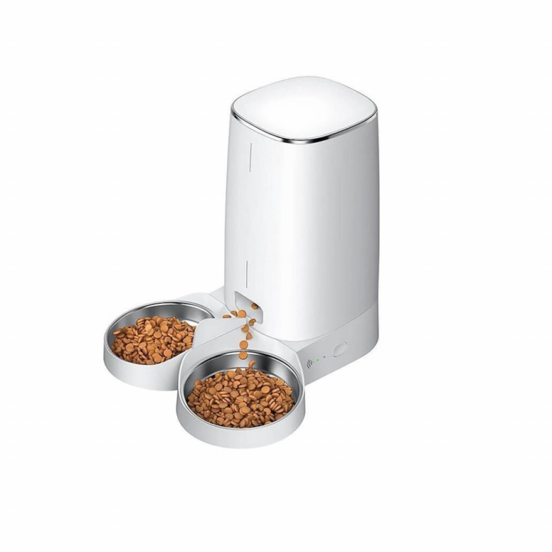 Умная кормушка для животных Xiaomi Rojeco 4L Automatic Pet Feeder WiFi Version Double Bowl (PTM-001 Dual)