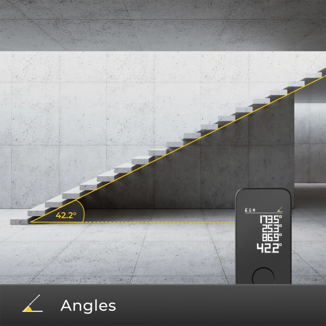 Умный лазерный дальномер Xiaomi HOTO Laser Measure Pro (H-D50/QWCJY002)