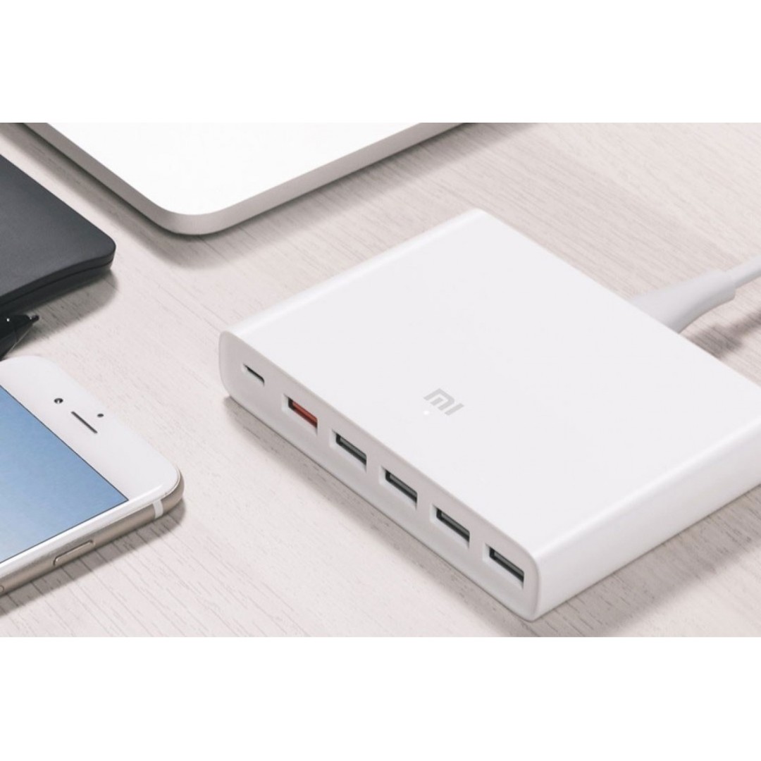 Сетевое зарядное устройство Xiaomi Mi Charger 6 USB Quick Charge 60W (GDS4076CN)