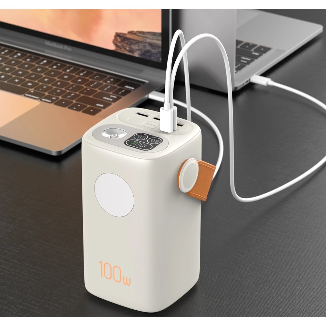 Внешний аккумулятор GREENOE Protable Power bank 60000mah 100w (C100)