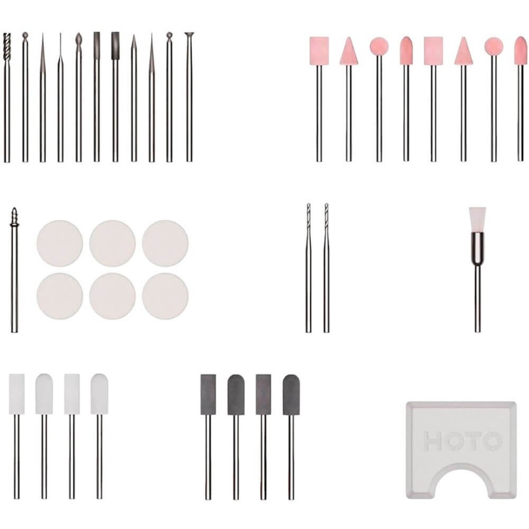 Беспроводная шлифовальная машинка-гравер Xiaomi HOTO SNAPBLOQ R-A04 31 насадка (HFE0022GL)