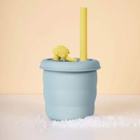 Силиконовый стакан Xiaomi Jordan Judy Silicone Сup Dinosaur 480 ml Violet (KT055)