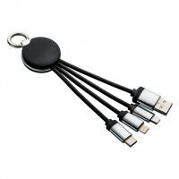 Кабель 3 в 1 Qwerty с подсветкой ( LD-301TX)