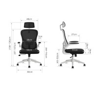 Кресло компьютерное Xiaomi HBADA Ergonomic Double Waist Chair (HDNY163WG)