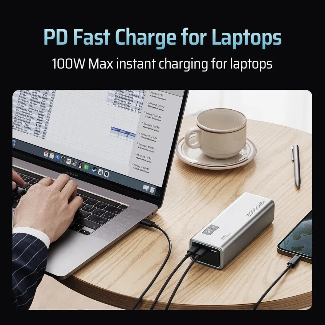 Внешний аккумулятор Xiaomi CUKTECH 20000mAh PB200P 150W Type-C (CUKPB200GLBK)