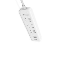 Удлинитель Xiaomi Mi Power Strip 3 Socket + 3 USB Black (XMCXB01QM)