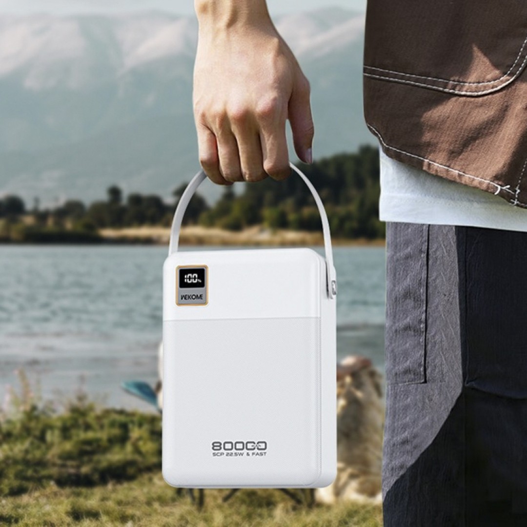Внешний аккумулятор WEKOME Power Bank 80000mAh 22.5W (WP-78)