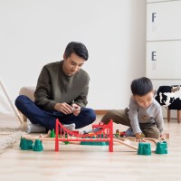 Железная дорога Xiaomi Mitu Toy Train Set Light Wood (MTWJ02MT)
