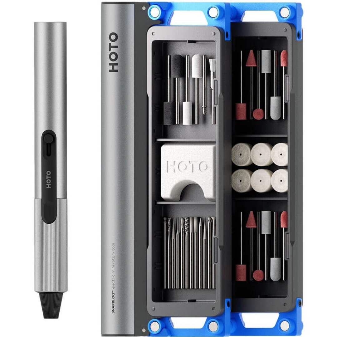 Беспроводная шлифовальная машинка-гравер Xiaomi HOTO SNAPBLOQ R-A04 31 насадка (HFE0022GL)