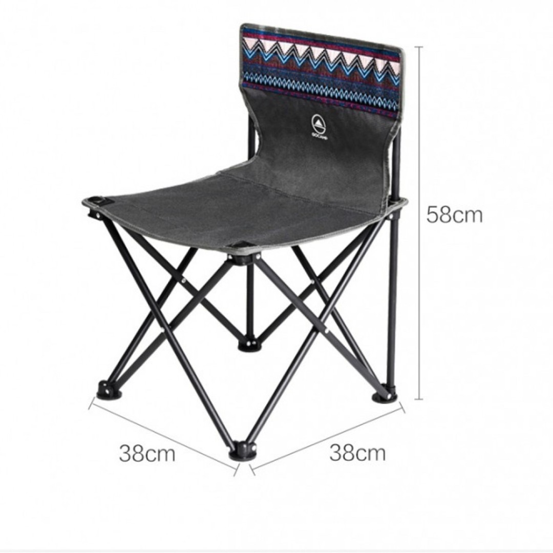 Набор обеденной мебели складной квадратный стол и 2 стула Xiaomi Gocamp Folding Table And Chair Set (OBS1005)