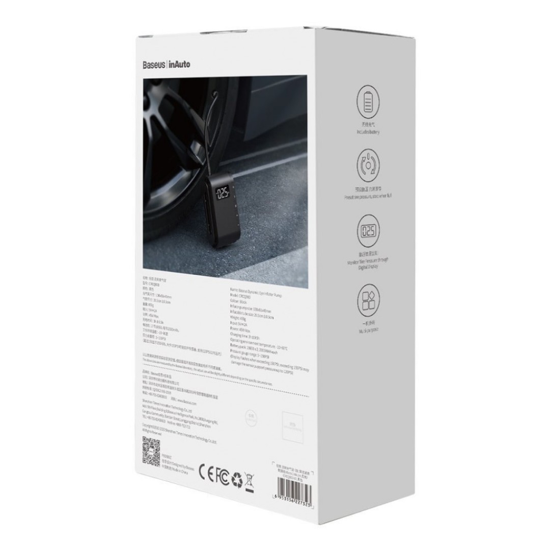 Автомобильный насос Baseus Dynamic Eye Inflator Pump (CRCQB03-01)