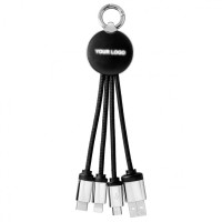 Кабель 3 в 1 Qwerty с подсветкой ( LD-301TX)