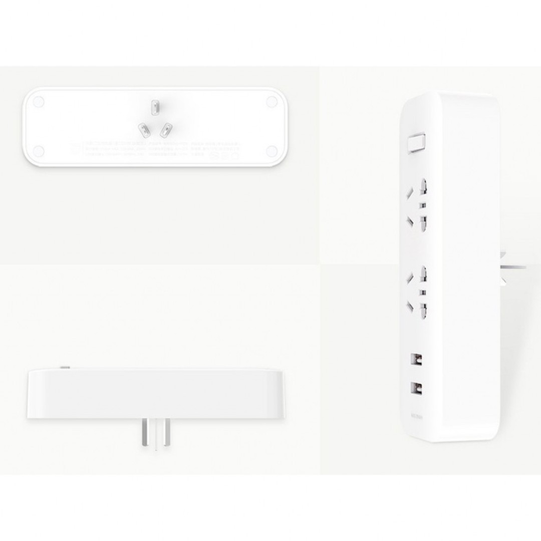 Разветвитель Xiaomi Mi Power 2 USB + 2 Extension socket (NRB4022CN)