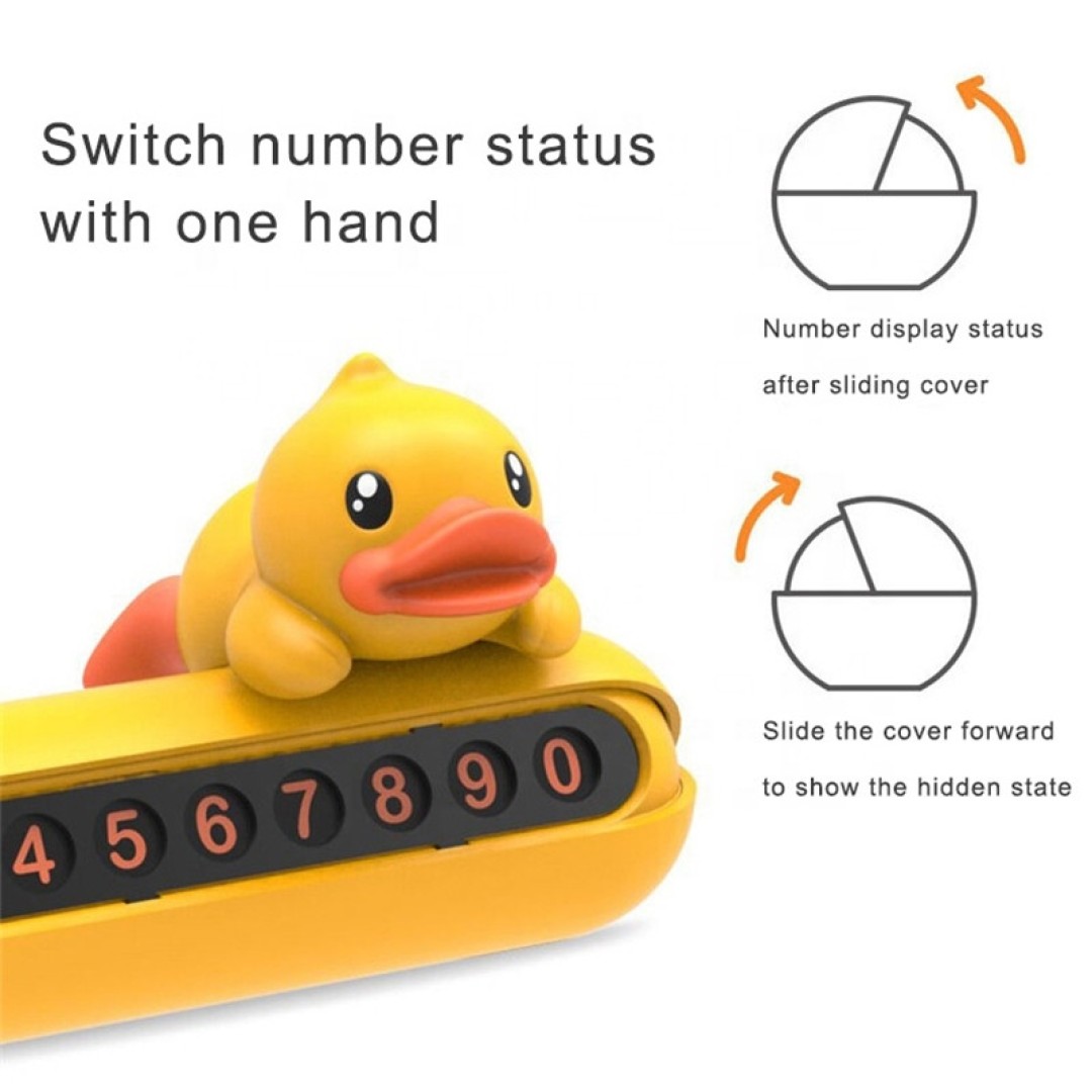 Автовизитка парковочная карта Xiaomi Carfook Little Duck Parking Card (XHYLSTCP-01)