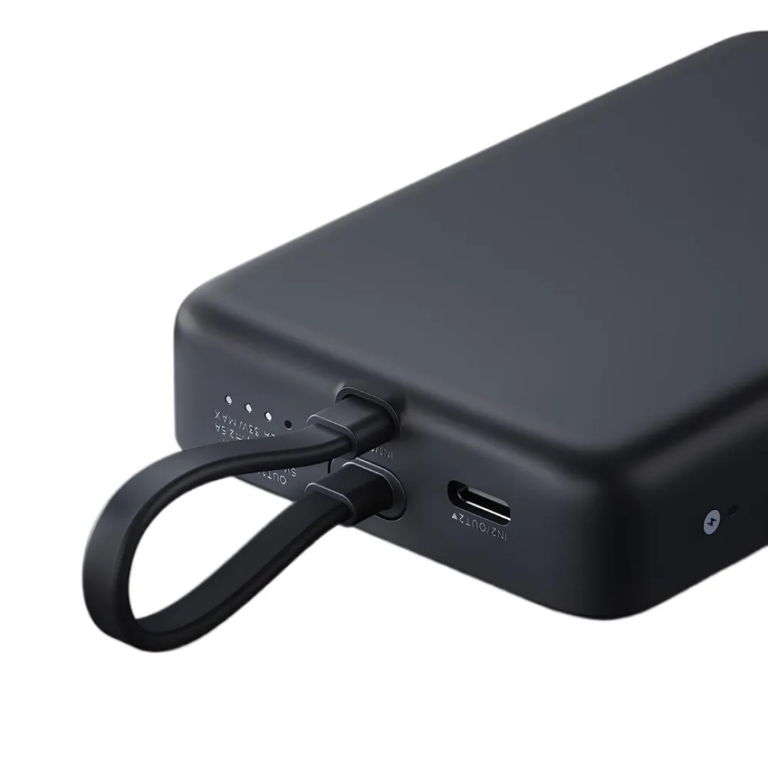 Беспроводной внешний аккумулятор Xiaomi Mi Magnetic Power Bank With Cable USB-C 10000mAh 33W (WPB1007MI)