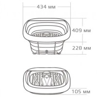 Складная массажная ванна для ног Xiaomi LeFan Leravan Folding Foot Bath (LF- ZP008)