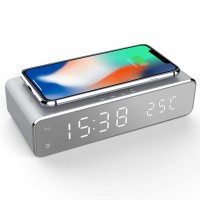 Беспроводное зарядное устройство с будильником Qwerty Wireless Charger With Alarm