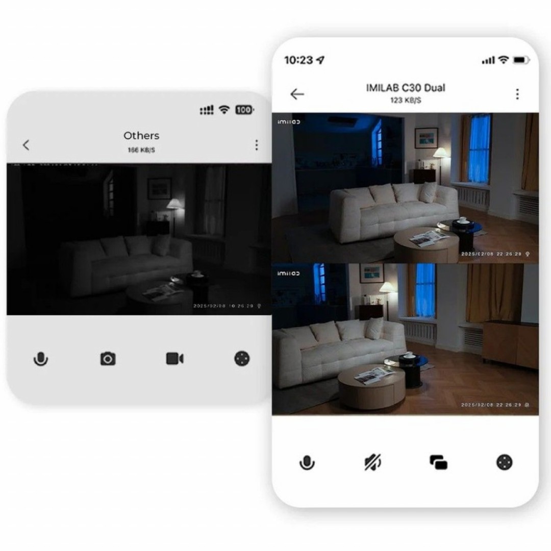 IPкамера Xiaomi Imilab Indoor Camera 3K+3K WiFi Plug-in C30 Dual (CMSXJ111A)