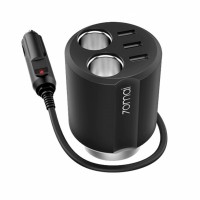 Автомобильный прикуриватель 3 в 1 Xiaomi 70mai Car Cigarette Lighter (CC04)