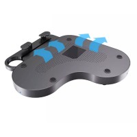 Беспроводное зарядное устройство 3 в 1 Qwerty для Apple AirPods Pro Black (HYY-WC-011)