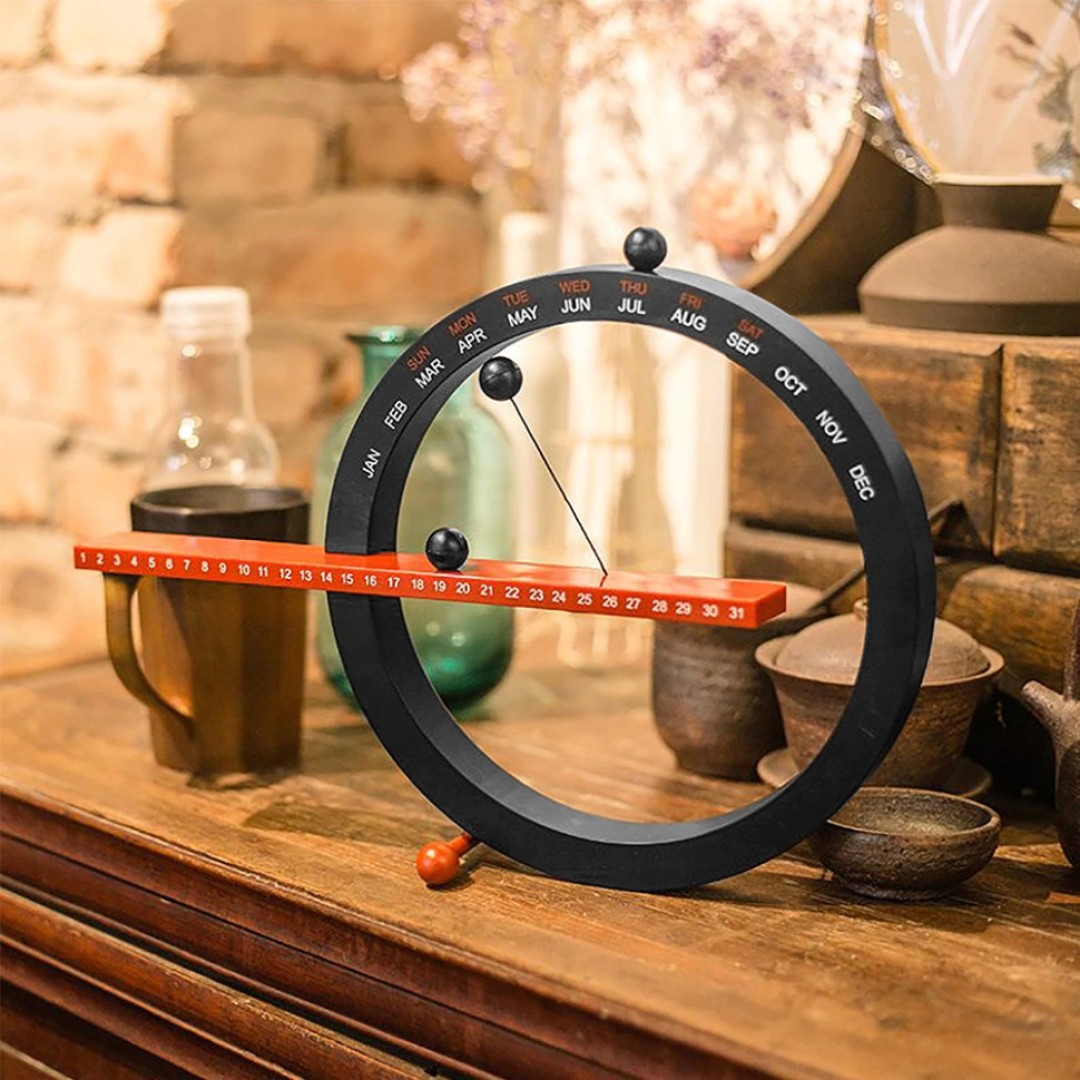 Настольный календарь Qwerty в скандинавском стиле для украшения дома