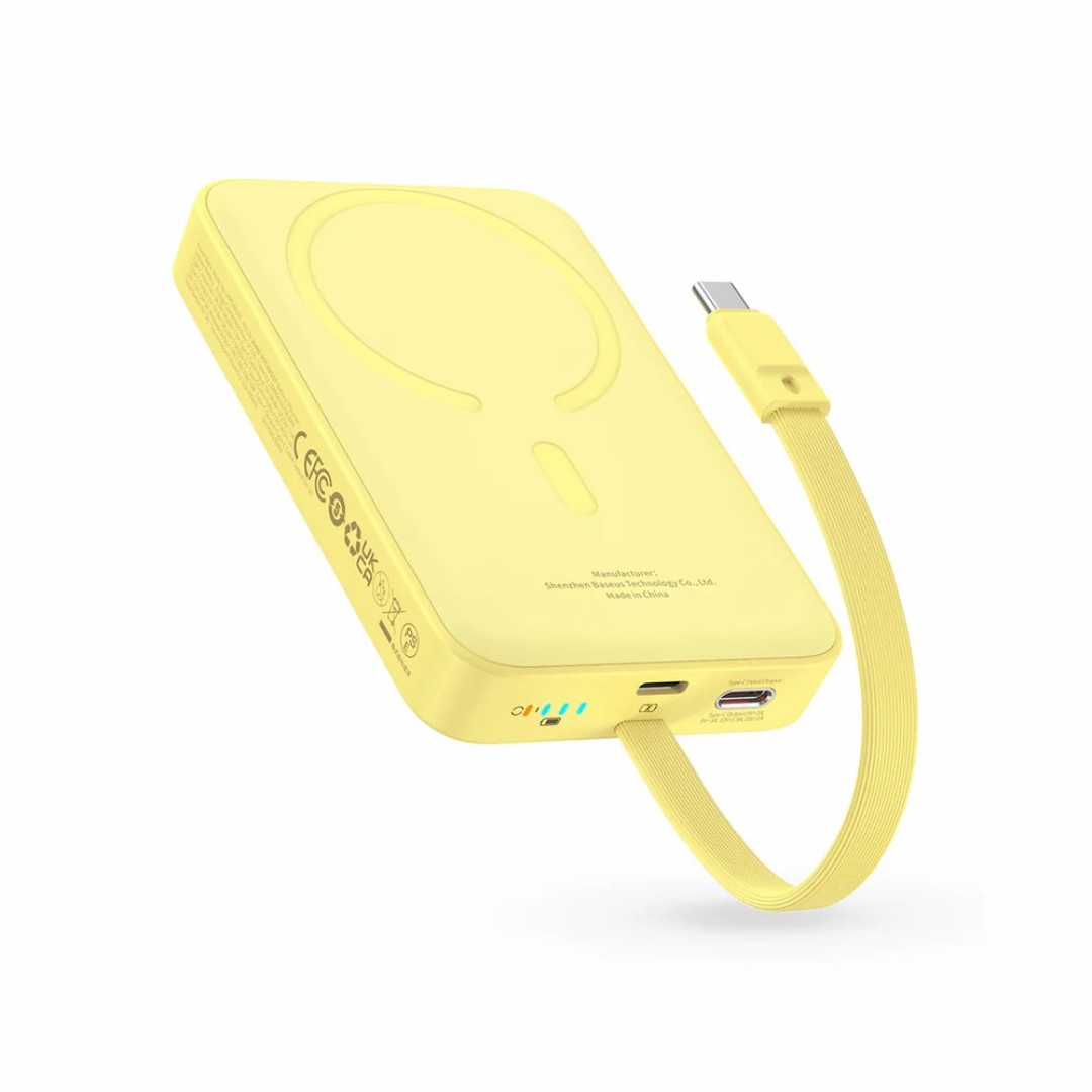 Беспроводной внешний аккумулятор Baseus Magnetic 30W 10000mAh (P1002210B223-00)