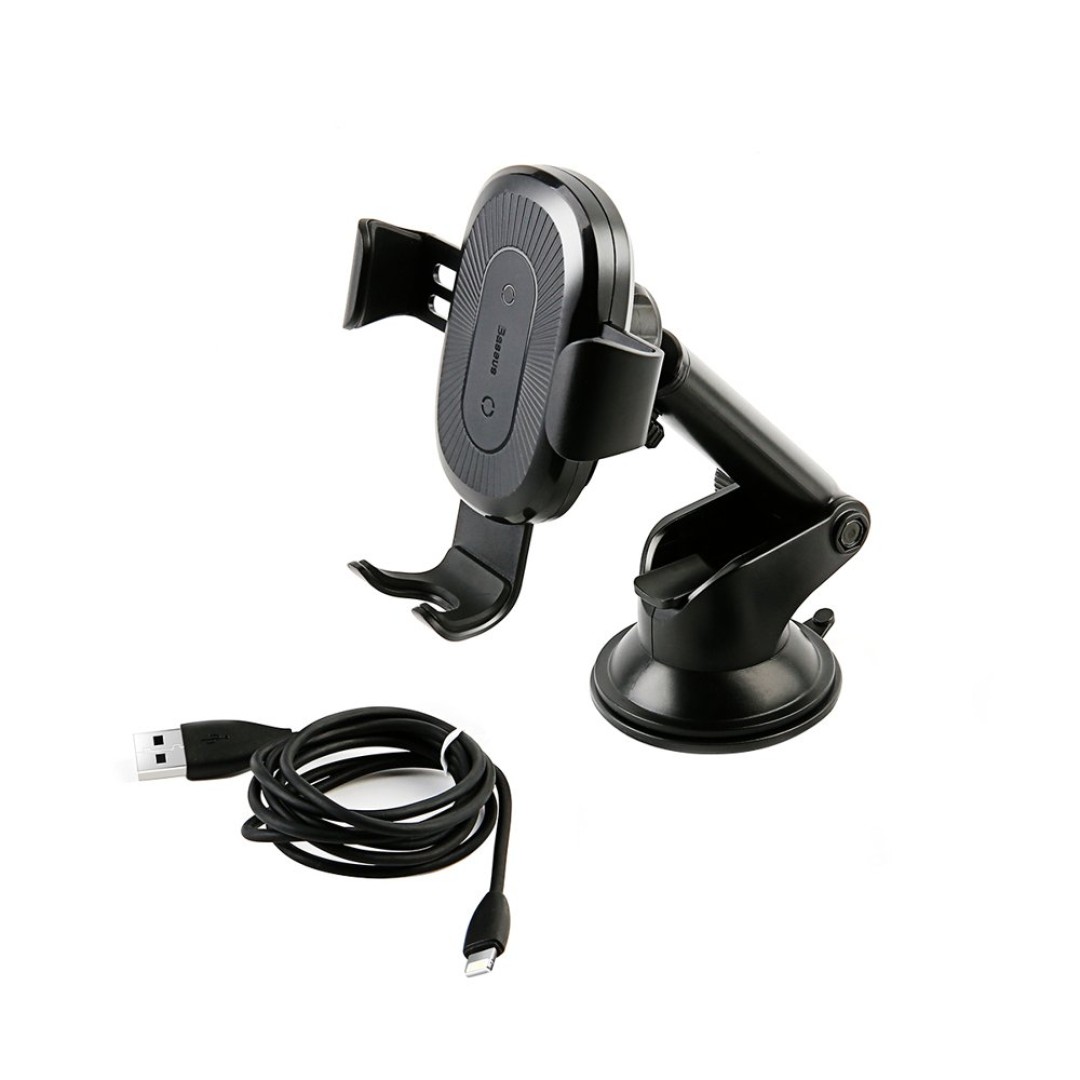 Автомобильный держатель с беспроводной зарядкой Baseus Osculum Type Wireless Charger Gravity Car Mount (WXYL-A01)