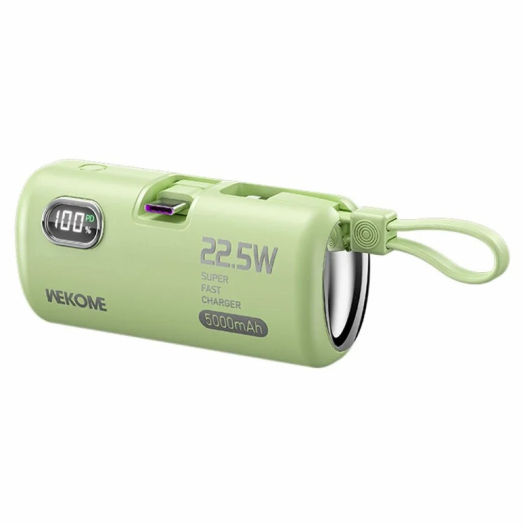 Внешний аккумулятор WEKOME Power Bank 5000mAh Companion Series 22.5W Super Fast Charging Emergency (WP-19)