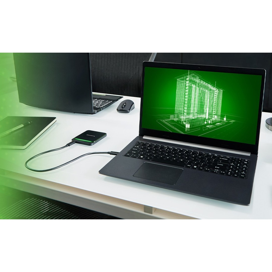 Внешний твердотельный накопитель Seagate BarraCuda Fast SSD 1TB Black (STJM1000400)