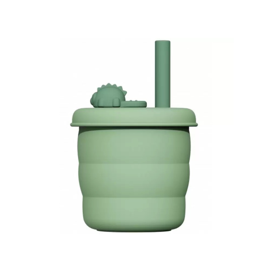 Силиконовый стакан Xiaomi Jordan Judy Silicone Сup Dinosaur 480 ml Violet (KT055)