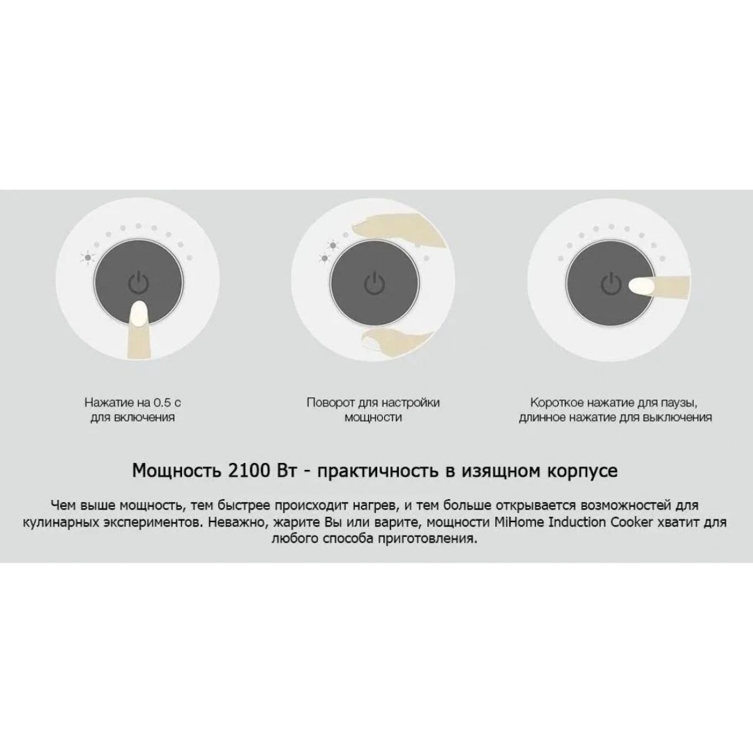 Индукционная плита Xiaomi Mijia Home Induction Cooker Lite (DCL002CM)
