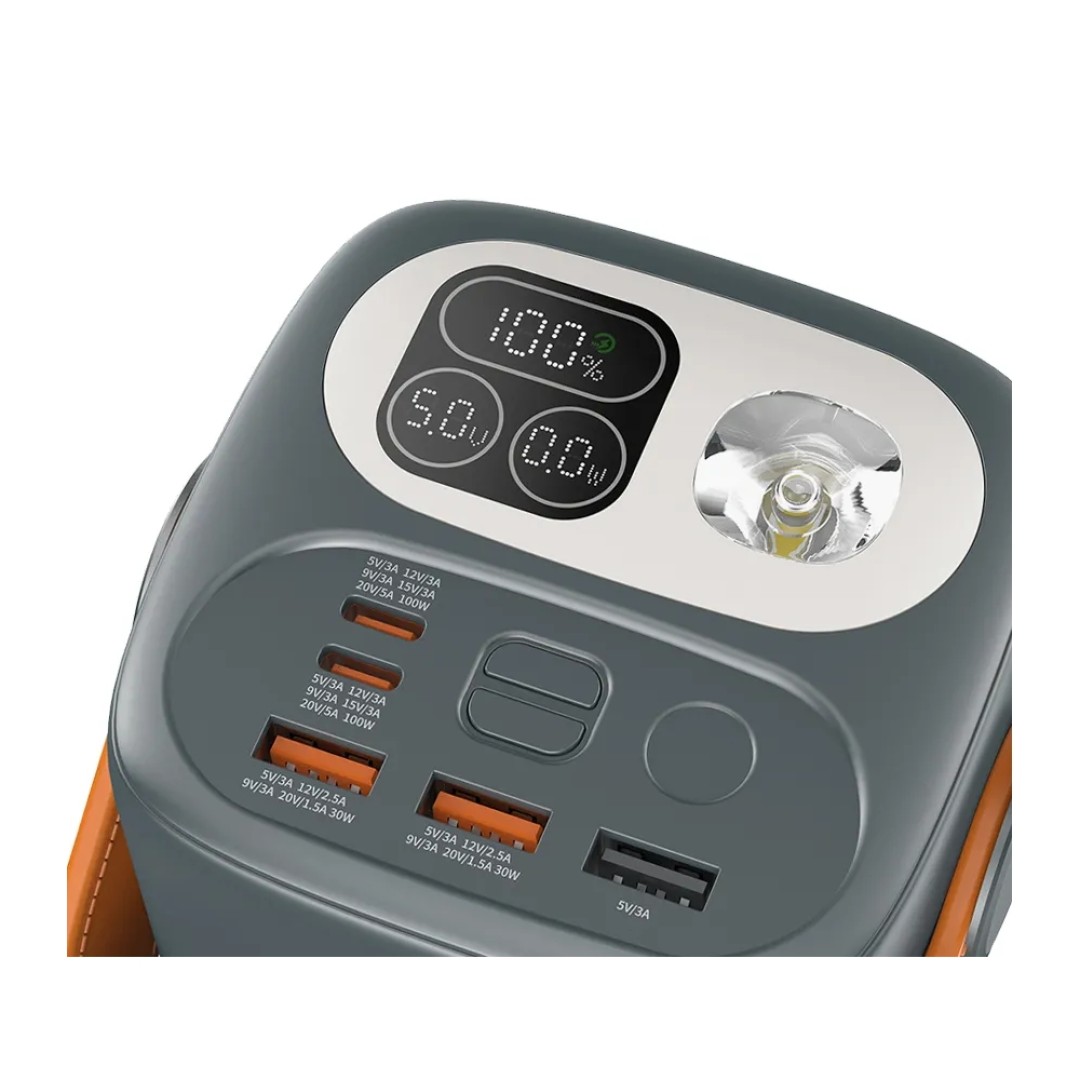 Внешний аккумулятор GREENOE Protable Power bank 60000mah 100w (C100)