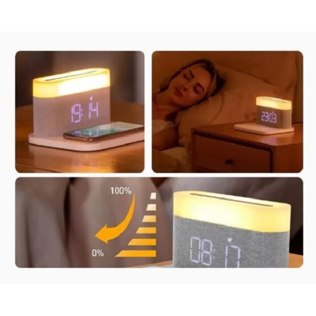 Ночник с беспроводной зарядкой и будильником 3 в 1 Xiaomi VFZ Led Lamp Wireless Charger (C-WCLL-C01)