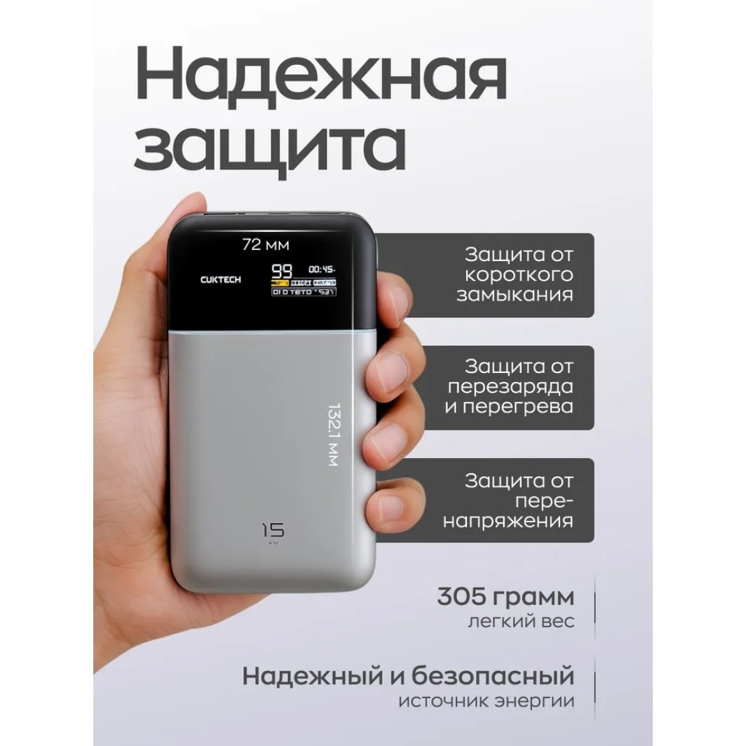 Внешний аккумулятор Xiaomi CUKTECH (PB150S) 10000mAh 100W