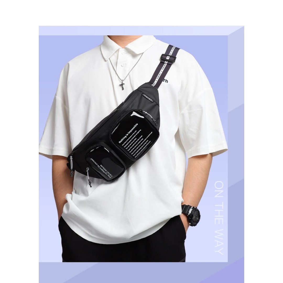 Мужская сумка через плечо TINYAT (T1957)