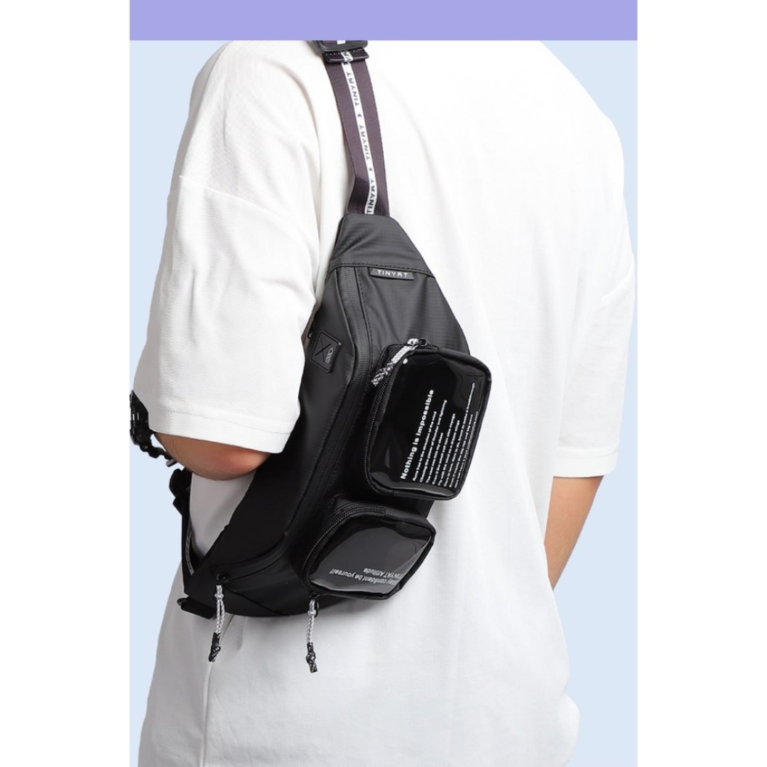 Мужская сумка через плечо TINYAT (T1957)