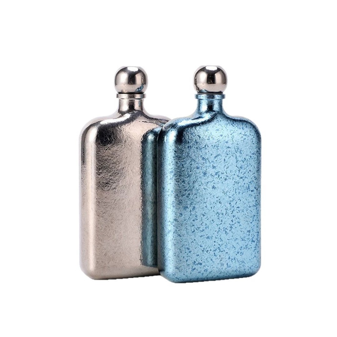 Фляга из чистого титана Heesung Titanium Small Hip Flask 240ml