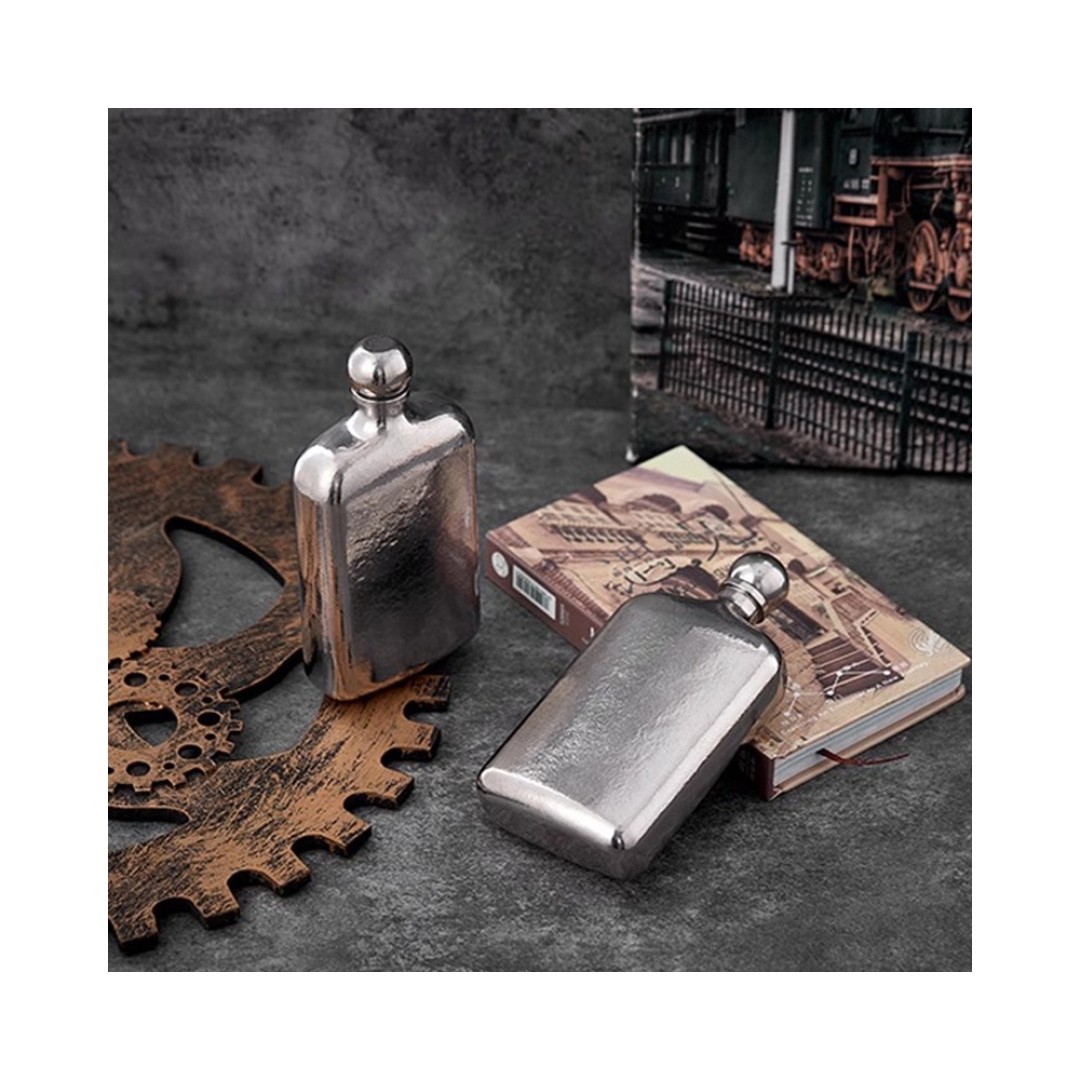 Фляга из чистого титана Heesung Titanium Small Hip Flask 180ml
