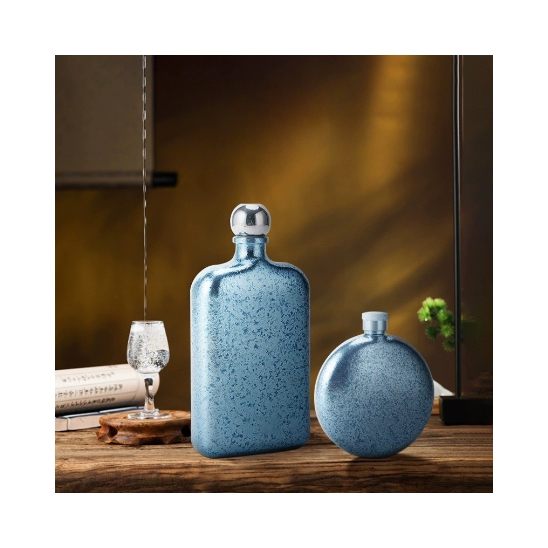 Фляга из чистого титана Heesung Titanium Small Hip Flask 160ml
