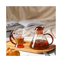 Чайный набор Jiuhe Mingjiang Entry Luxury Nordic Danish Glass Tea Set (чайник + 2 чашки)