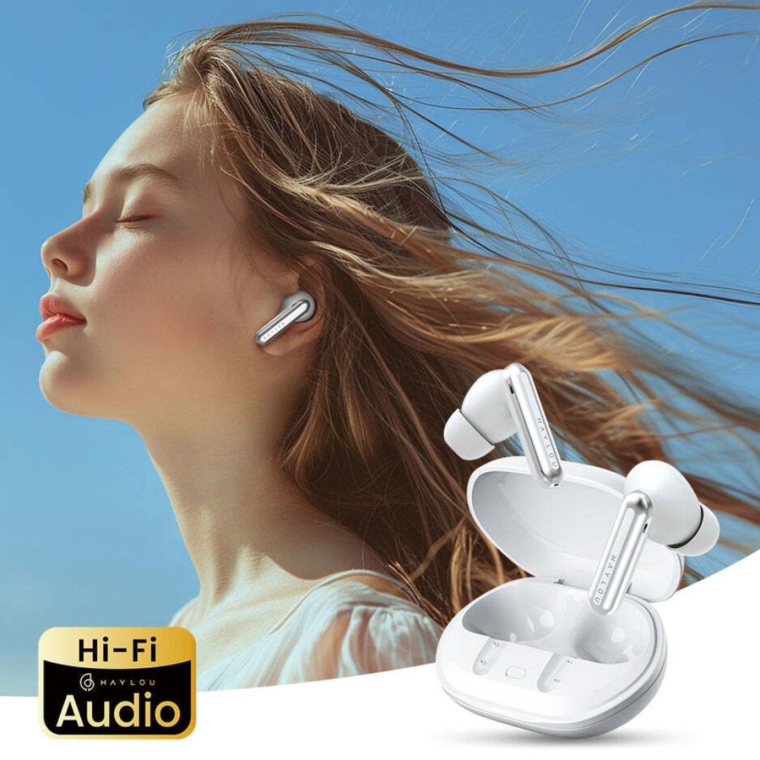Беспроводные наушники HAYLOU Mori Plus T016,  Bluetooth 6.0, ANC, 28 ч автономной работы, Hi-Fi, черные