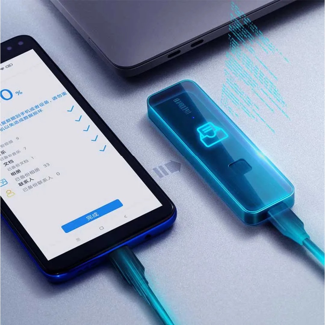 Внешний твердотельный накопитель Onemodern High-speed Fingerprint SSD 1 ТБ